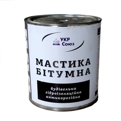 Мастика бітумна гідроізоляційна Укрсоюз 0,9 кг