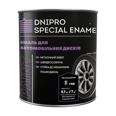 Емаль для автомобільних дисків Dnipro Special Enamel срібляста 0,7 кг
