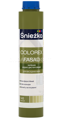 Краситель для фасадных красок Sniezka Colorex Fasad 143 зеленый 750 мл
