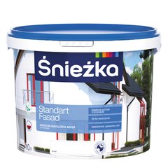 Краска фасадная акриловая Sniezka Standart Fasad белая 10 л