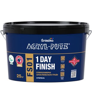 Сополимерная шпаклевочная гладь ACRYL-PUTZ FS01 1DAY FINISH 25 кг