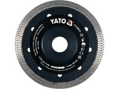 Диски Диск відрізний TURBO, алмазний для скла и кераміки 125 мм YATO YT-59972