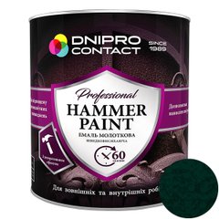 Эмаль молотковая антикоррозионная Dnipro-Contact Hammer Paint синя 2 л