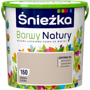 Краска интерьерная латексная Sniezka Barwy Natury 117 лунная ночь 5 л