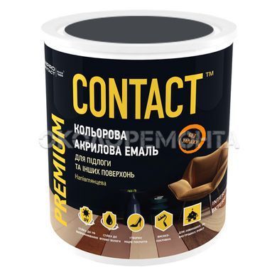 Эмаль акриловая для пола и других поверхностей CONTACT шоколад ( RAL 8017 ) 2,5 л
