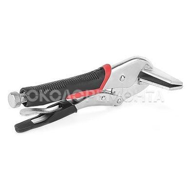 Инструмент шарнирно-губцевый Клещи зажимные T-type, Cr-V INTERTOOL UT-5207