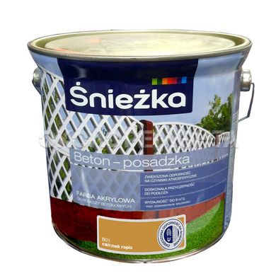 Фарба для бетонних основ Sniezka BETON-POSADZKA Бетон-Підлога B06 світло-сіра 5 л