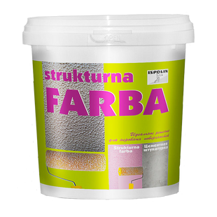 Краска структурная Ispolin Strukturna farba белая 14 кг