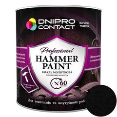 Емаль молоткова антикорозійна Dnipro-Contact Hammer Paint шоколадна 2 л