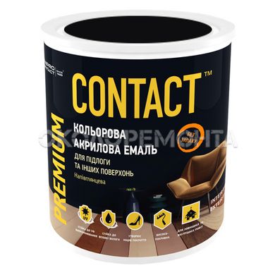 Емаль акрилова для підлоги та інших поверхонь CONTACT ваніль (RAL 9001) 2,5 л