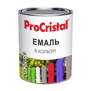 Емаль акарилова ProCristal ІР-116 RAL 9005 чорна 0,8 л