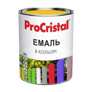 Эмаль акриловая ProCristal ИР-116 черная RAL 9005 0,8 л