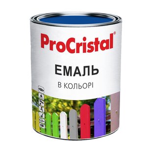 Емаль акарилова ProCristal ІР-116 RAL 9005 чорна 0,8 л