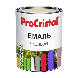 Емаль акарилова ProCristal ІР-116 RAL 9005 чорна 0,8 л