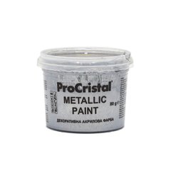 Декоративная краска ProCristal Metallic Paint IP-261 Серебро 80 г