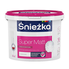 Краска интерьерная Sniezka Super Matt белая 14 кг