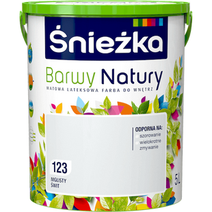 Фарба інтер'єрна латексна Sniezka Barwy Natury 117 місячна ніч 5 л