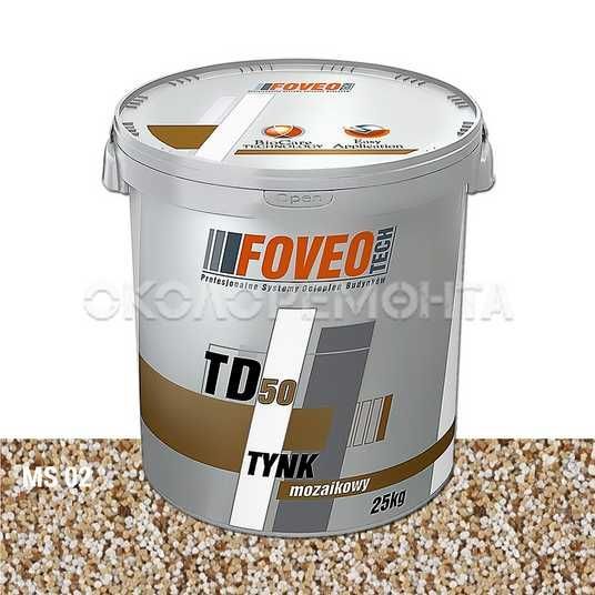 Мозаичная штукатурка FOVEO TECH TD50 зерно MS 02 (1,0 -1,6 мм) 25