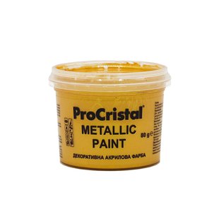 Декоративна фарба ProCristal Metallic Paint IP-251 Золото 80 г