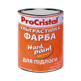 Краска полиуретановая ProCristal Hard Paint ИР-266 ПУ светло-серая 0,75 л