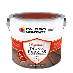 Емаль для підлоги швидковисихаюча Дніпро-контакт Експрес Червоно-коричнева 2,6 кг