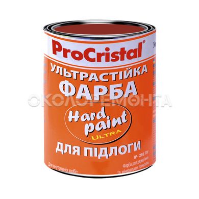 Фарба поліуританова ProCristal Hard Paint ІР-266 ПУ світло-сіра 0,75 л