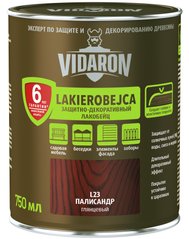Лак тонирующий деревозащитный Лакобейц Vidaron L21 темный грецкий орех 0,75 л