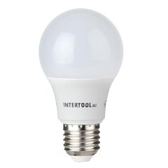Светодиодные лампы Светодиодная лампа LED 10Вт, E27, б/ц. INTERTOOL LL-0014