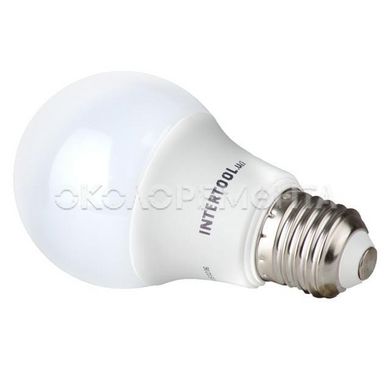 Светодиодные лампы Светодиодная лампа LED 10Вт, E27, б/ц. INTERTOOL LL-0014