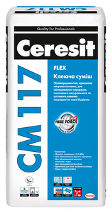 Клей для плитки Ceresit CM 117 Flex 25 кг