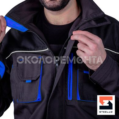 Куртка STEELUZ синя, розмір L (52-54), зріст 170-176