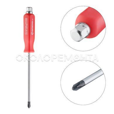 Отвертки и отверточные насадки Отвертка ударная PH3*150 мм, Cr-V INTERTOOL HT-0489