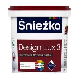 Краска латексная для интерьеров Sniezka Design Lux 3 белая 10 л
