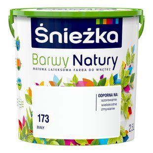 Краска интерьерная латексная Sniezka Barwy Natury 117 лунная ночь 5 л