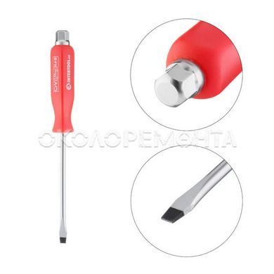 Отвертки и отверточные насадки Отвертка ударная SL6*125 мм, Cr-V INTERTOOL HT-0483