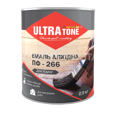 Емаль для підлоги ПФ-266 ULTRAtone червоно-коричнева 2,8 кг