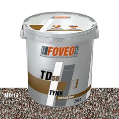 Мозаичная штукатурка FOVEO TECH TD50 зерно MS 99 (1,0 -1,6 мм) 25 кг