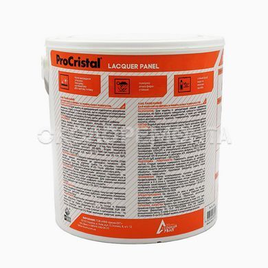 Лак панельный ProCristal Lacquer Panel IР-10 бесцветный шелковисто-матовый 2,3 л