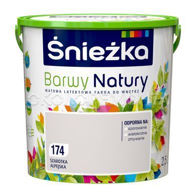 Краска интерьерная латексная Sniezka Barwy Natury 117 лунная ночь 5 л