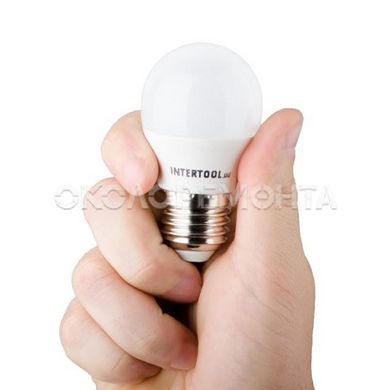 Светодиодные лампы Светодиодная лампа LED 5 Вт, E27, INTERTOOL LL-0112