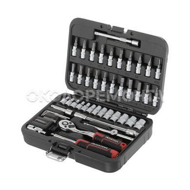 Наборы инструментов Набор инструментов 46 ед. STORM, 1/4", Сr-V INTERTOOL ET-8046