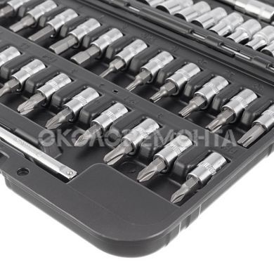 Наборы инструментов Набор инструментов 46 ед. STORM, 1/4", Сr-V INTERTOOL ET-8046