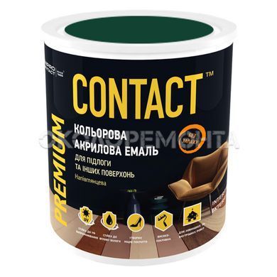 Емаль акрилова для підлоги та інших поверхонь CONTACT шоколад ( RAL 8017 ) 2,5 л