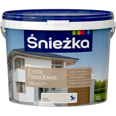 Краска фасадная акриловая Sniezka Extra Fasadowa 309A шоколадный 10 л