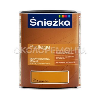 Емаль для підлоги Sniezka Podloga горіх проміжний P03 0,8 л
