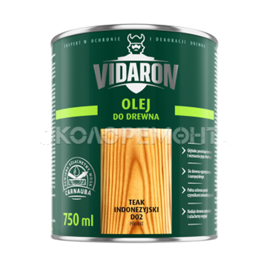 Масло для древесины Vidaron, D05 благородный палисандр 0,75 л