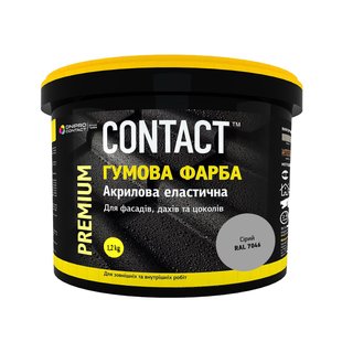 Краска резиновая CONTACT светло-зеленая (RAL 6018) 1,2 кг