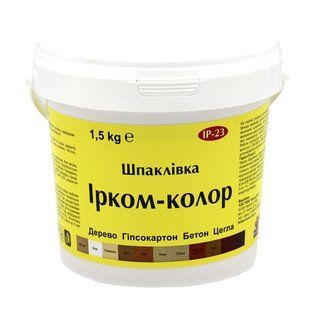 Шпаклівка по дереву Ірком-колор ІР-23 ясень 1,5 кг