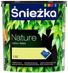 Краска интерьерная латексная Sniezka Nature 137T поле подсолнухов 2,5 л