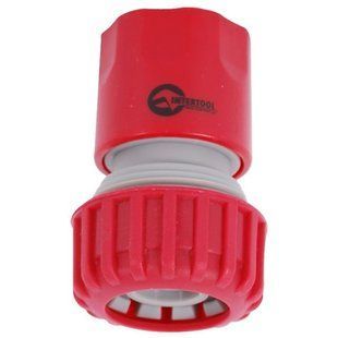 Инструмент для полива Конектор 1/2" для шланга 3/4" INTERTOOL GE-1017